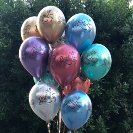  Доставка цветов в Алании 11 Birthday Helyum Balloons 