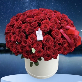 Alanya Florist 45 Roses in Box
